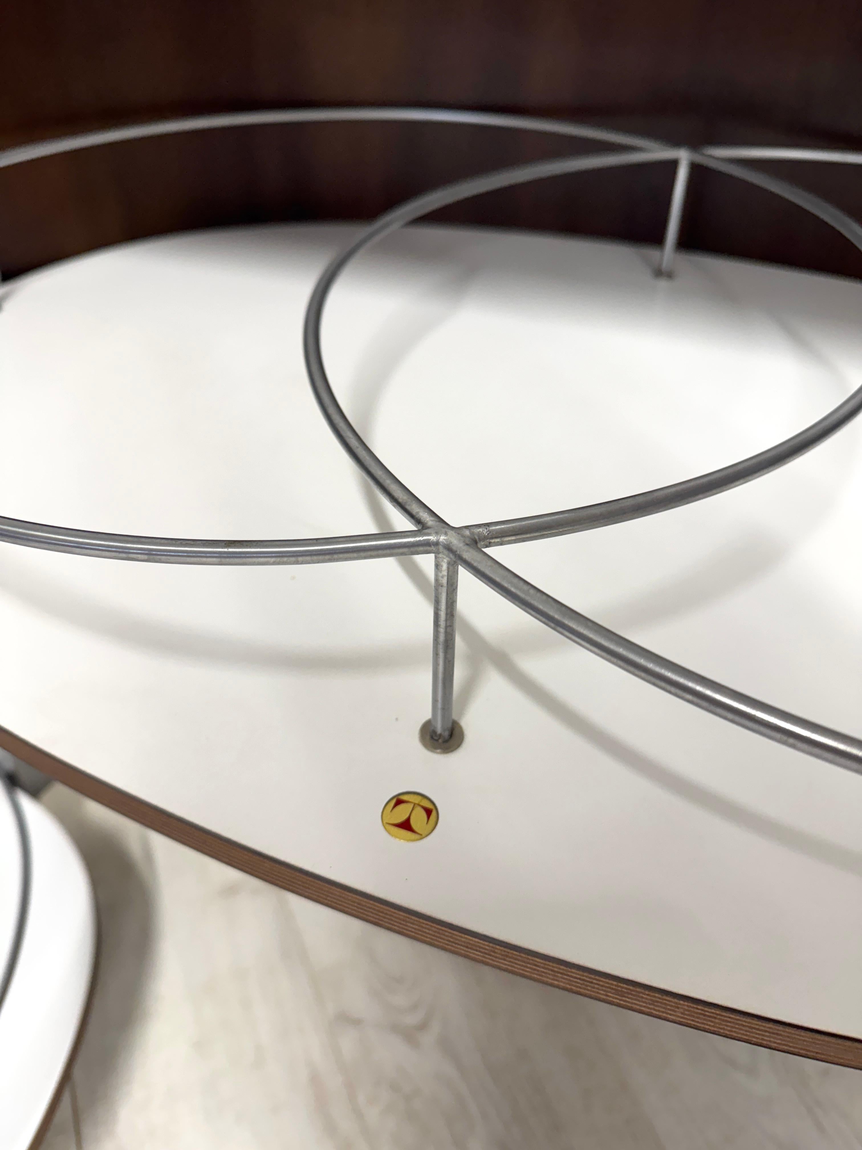 Eugenio Gerli, Carrello bar mod. B106, prod. Tecno, 1966 For Sale 3