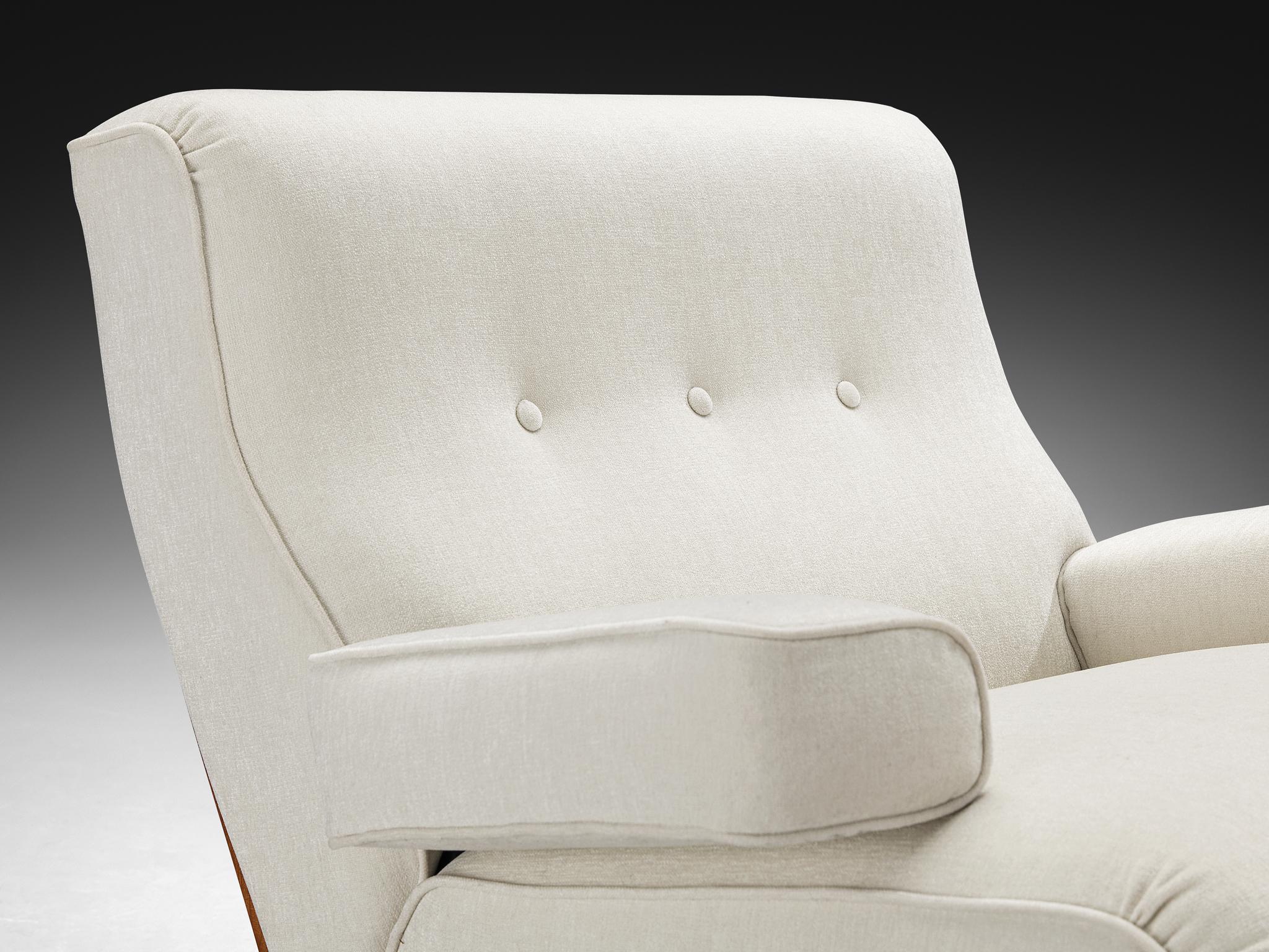 Eugenio Gerli für Tecno: Loungesessel in Chenille im Zustand „Gut“ im Angebot in Waalwijk, NL