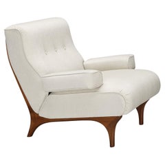 Eugenio Gerli für Tecno: Loungesessel in Chenille