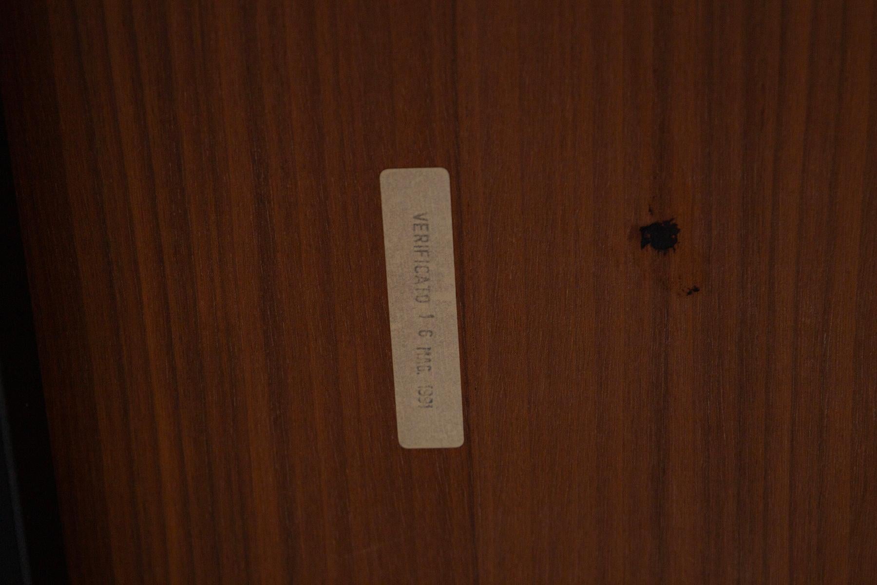Eugenio Gerli Italian extending table for Tecno T92, LABEL 7