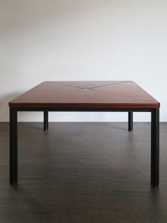 Eugenio Gerli & Mario Cristiani Italian Wood Extendible Table T92 for Tecno 1960