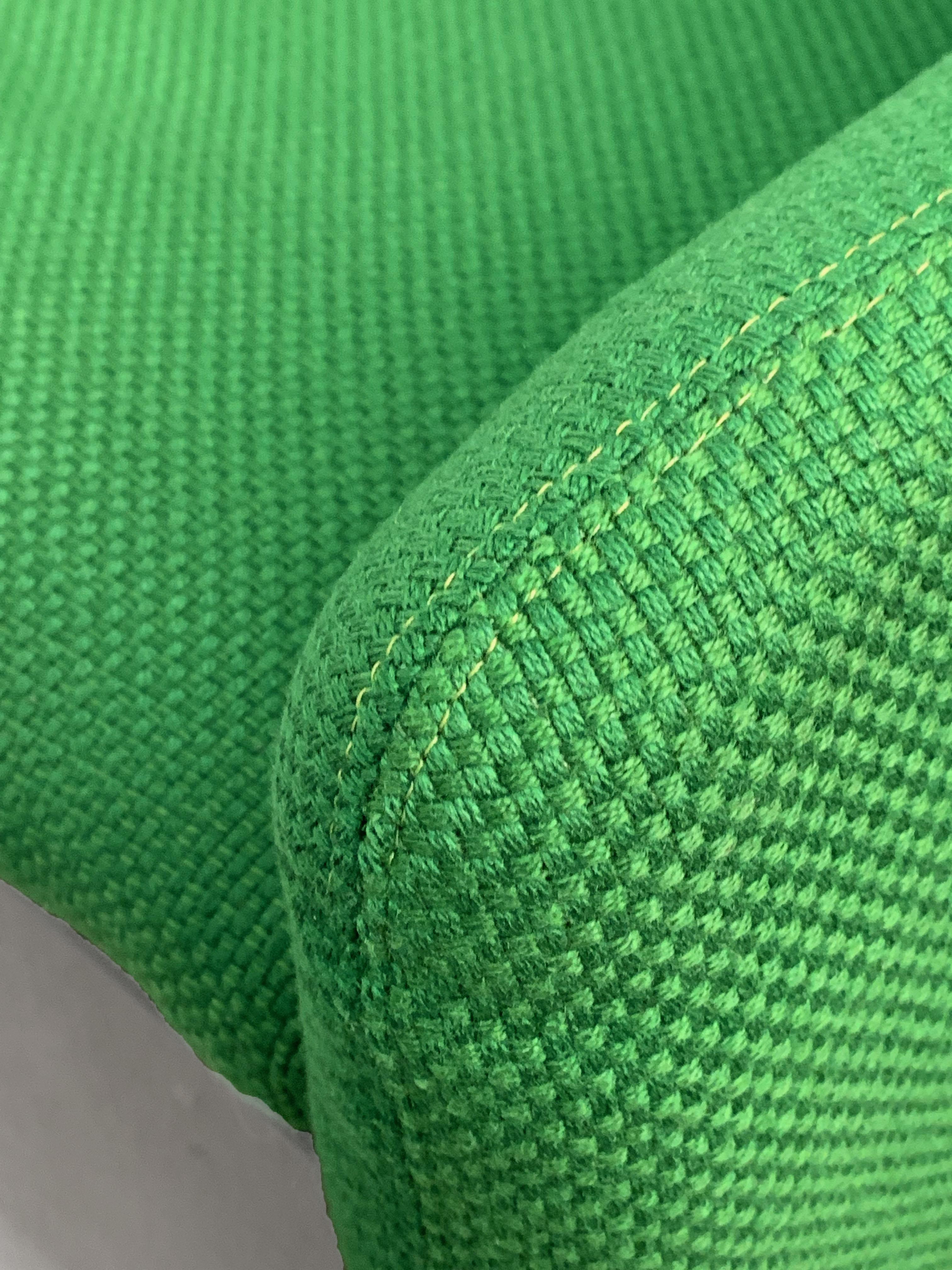 Eugenio Gerli Midcentury Green Fabric PS142 Italian Armchairs for Tecno, 1960s 9