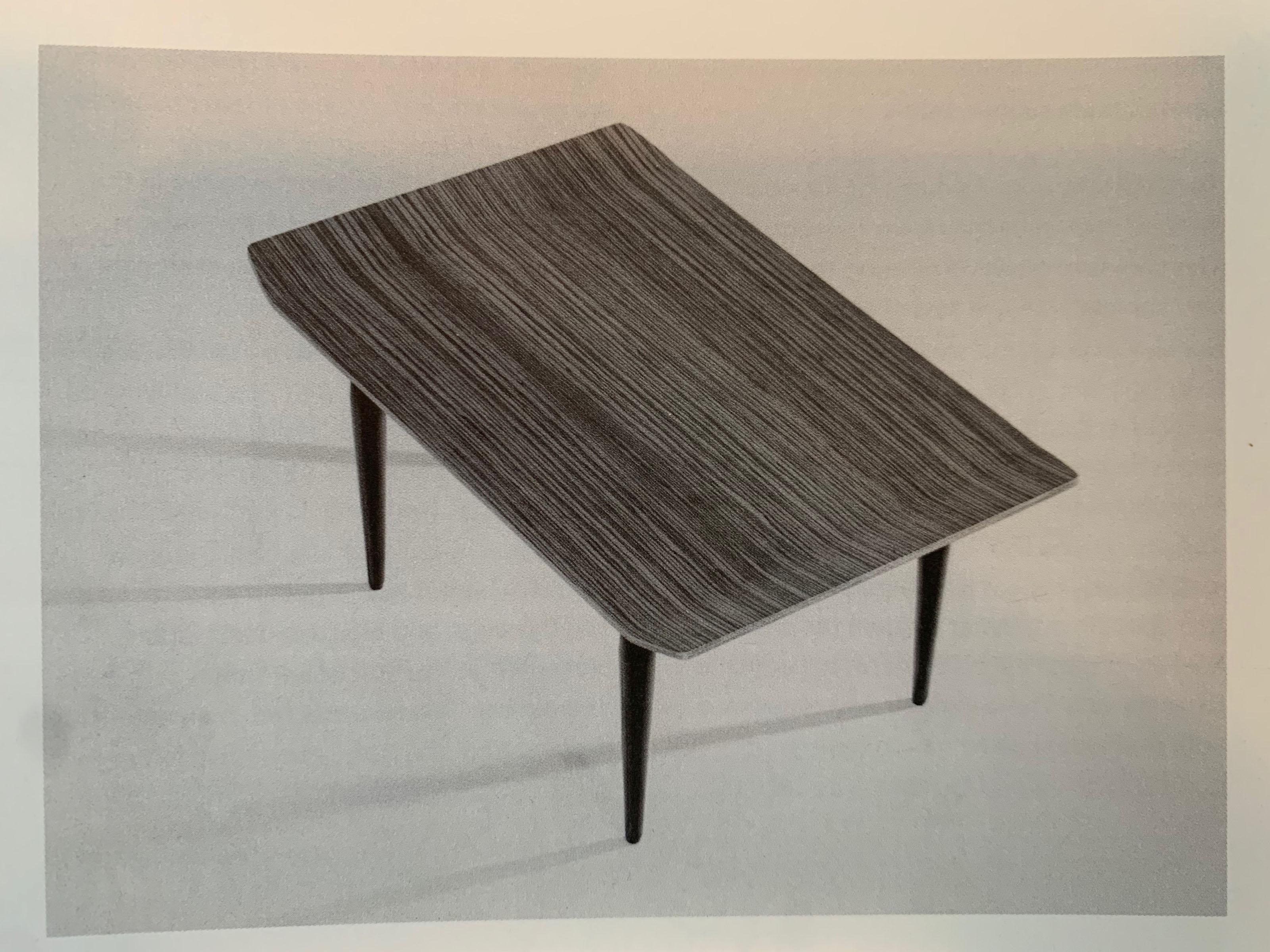 Eugenio Gerli & Osvaldo Borsani Mahogany Plywood Coffee Table, Tecno, Italy 5