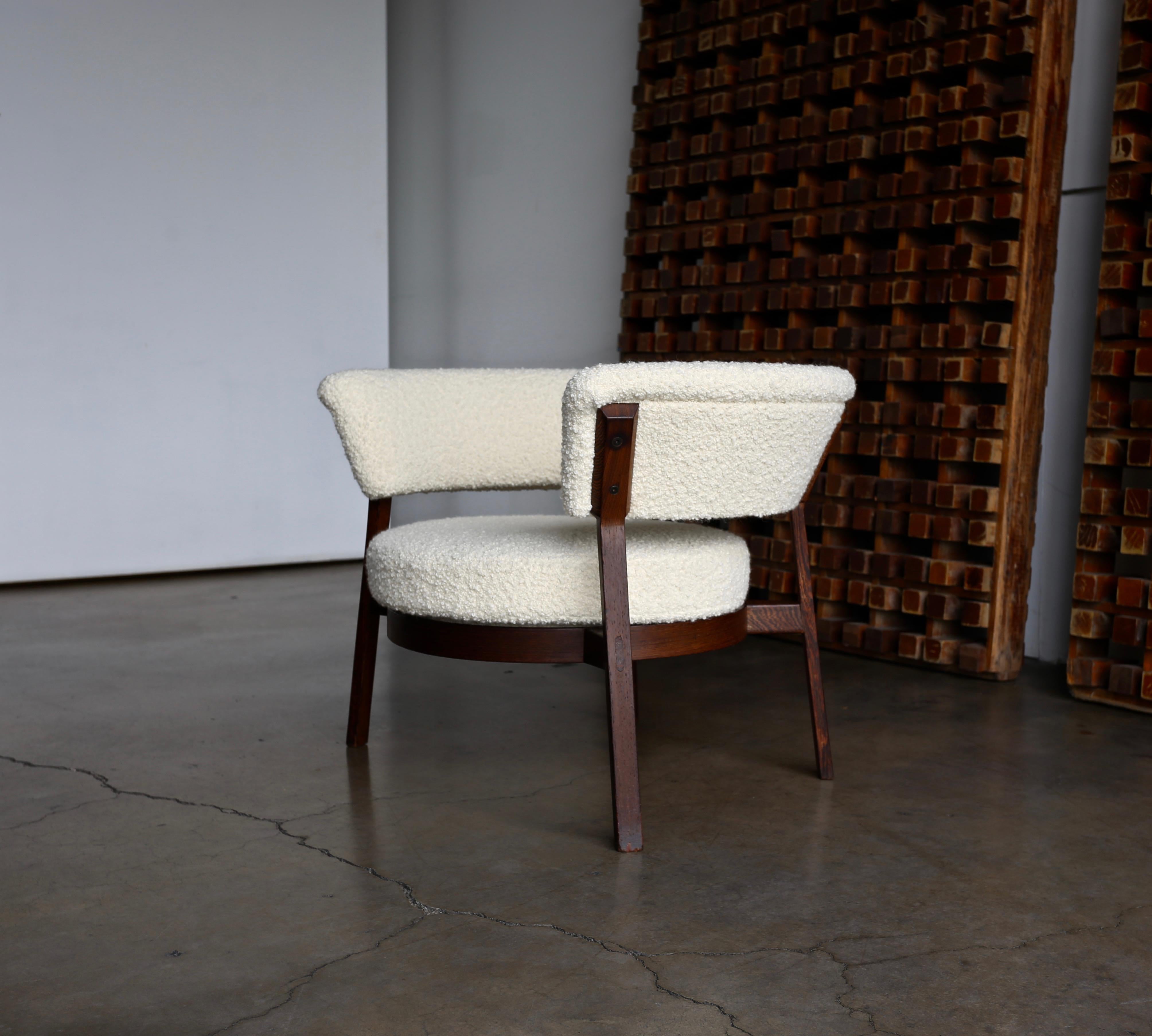 Eugenio Gerli P28 Lounge Chair for Tecno, circa 1958 4
