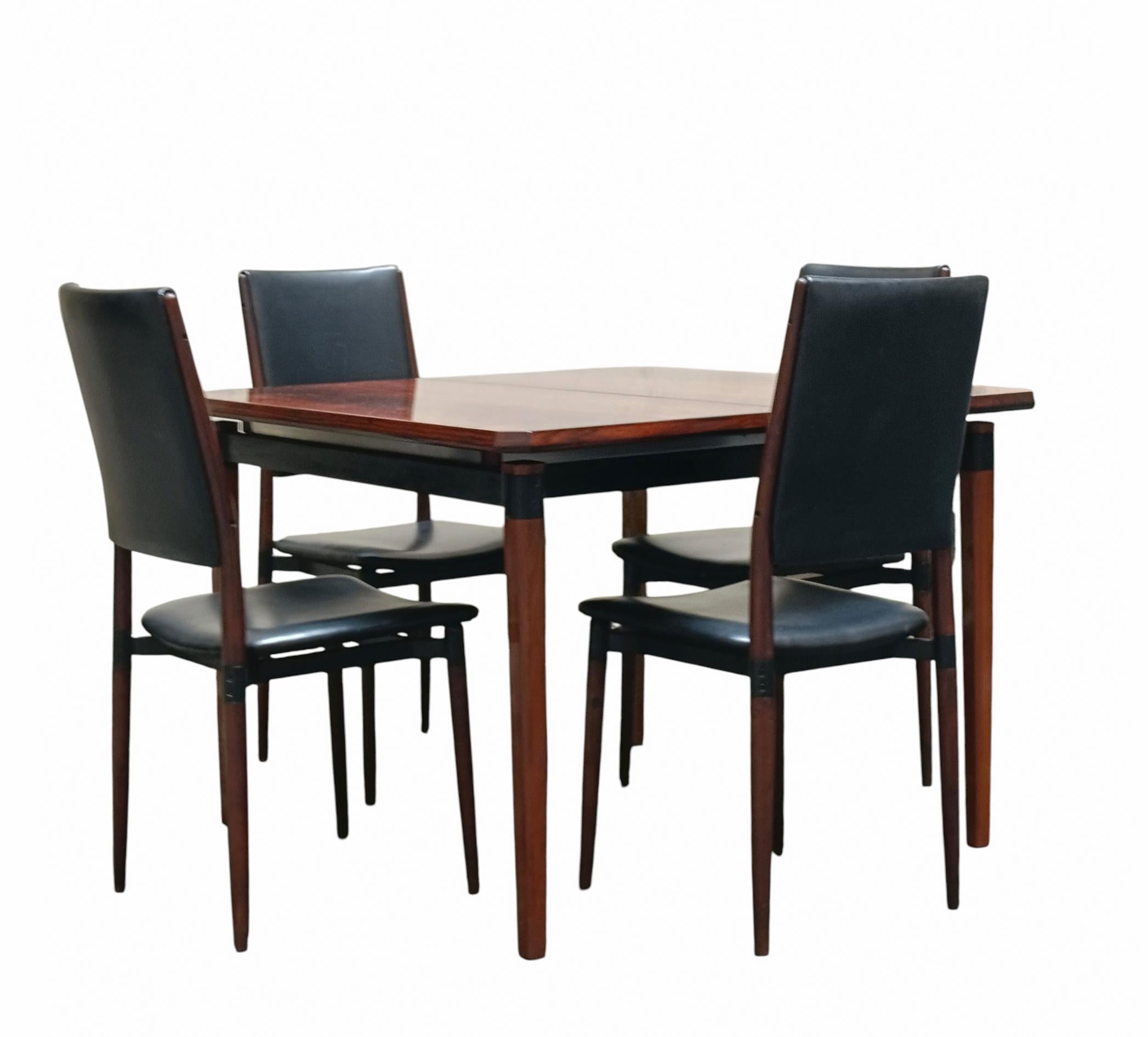 Wood Eugenio Gerli per Tecno Tavolo da Pranzo Allungabile 