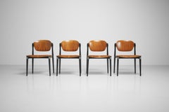 Eugenio Gerli S83 Chairs Set of 4 Tecno, Italy, 1962