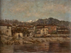 Lago Maggiore, Oil Painting, Italian School, Early 20th Century