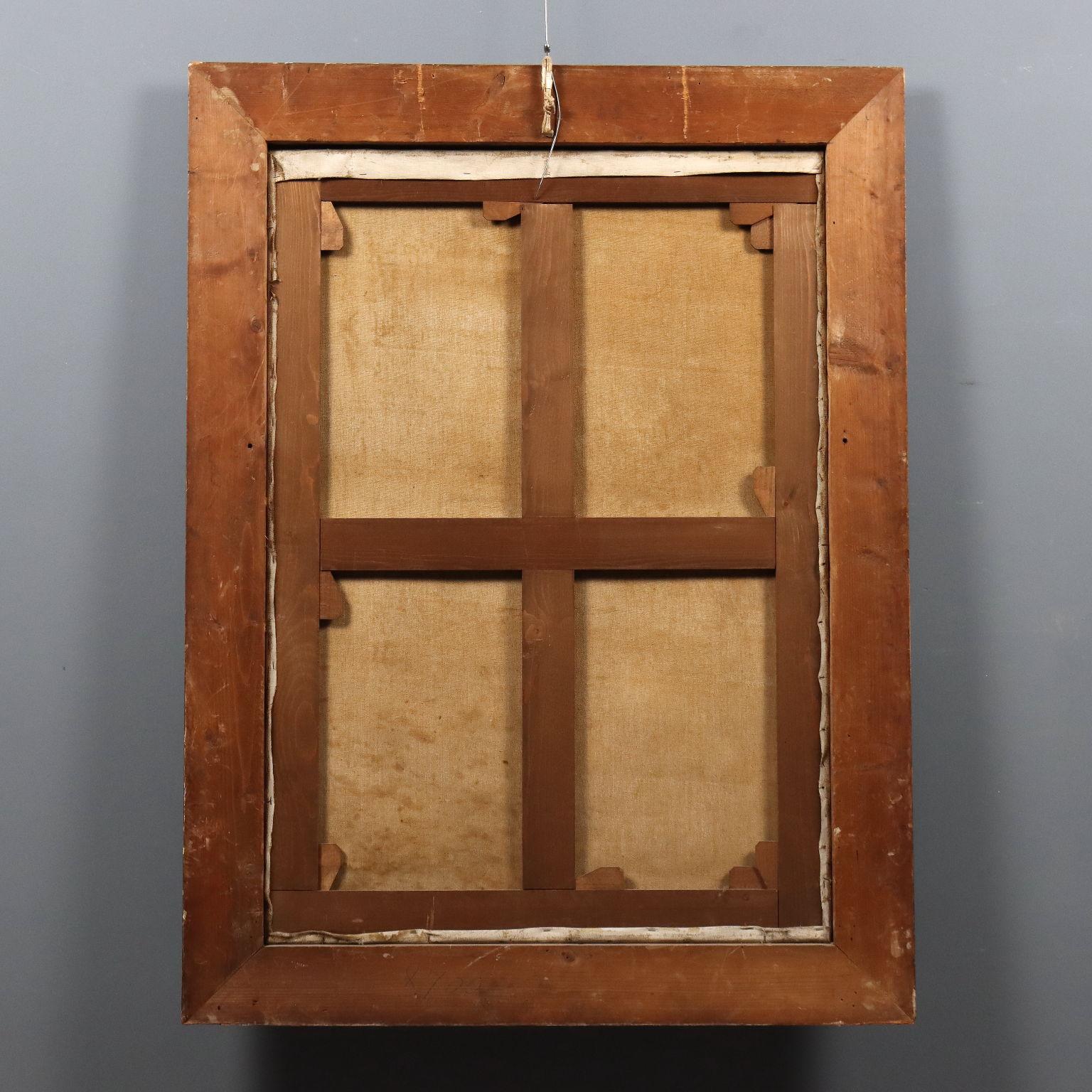 Paesaggio Boschivo con Fiume XIX secolo For Sale 6