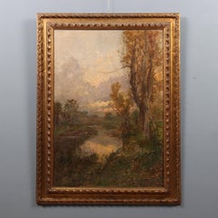 Paesaggio Boschivo con Fiume XIX secolo