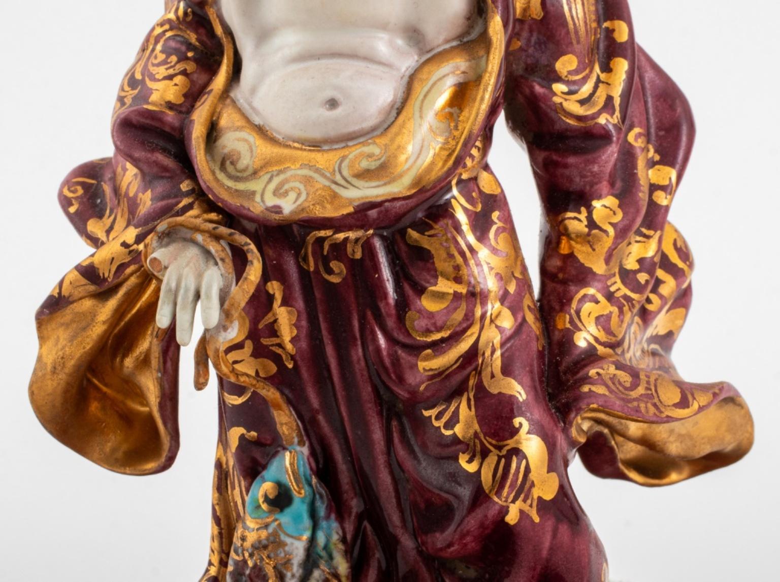 Other Eugenio Pattarino Glazed Terracotta Figure
