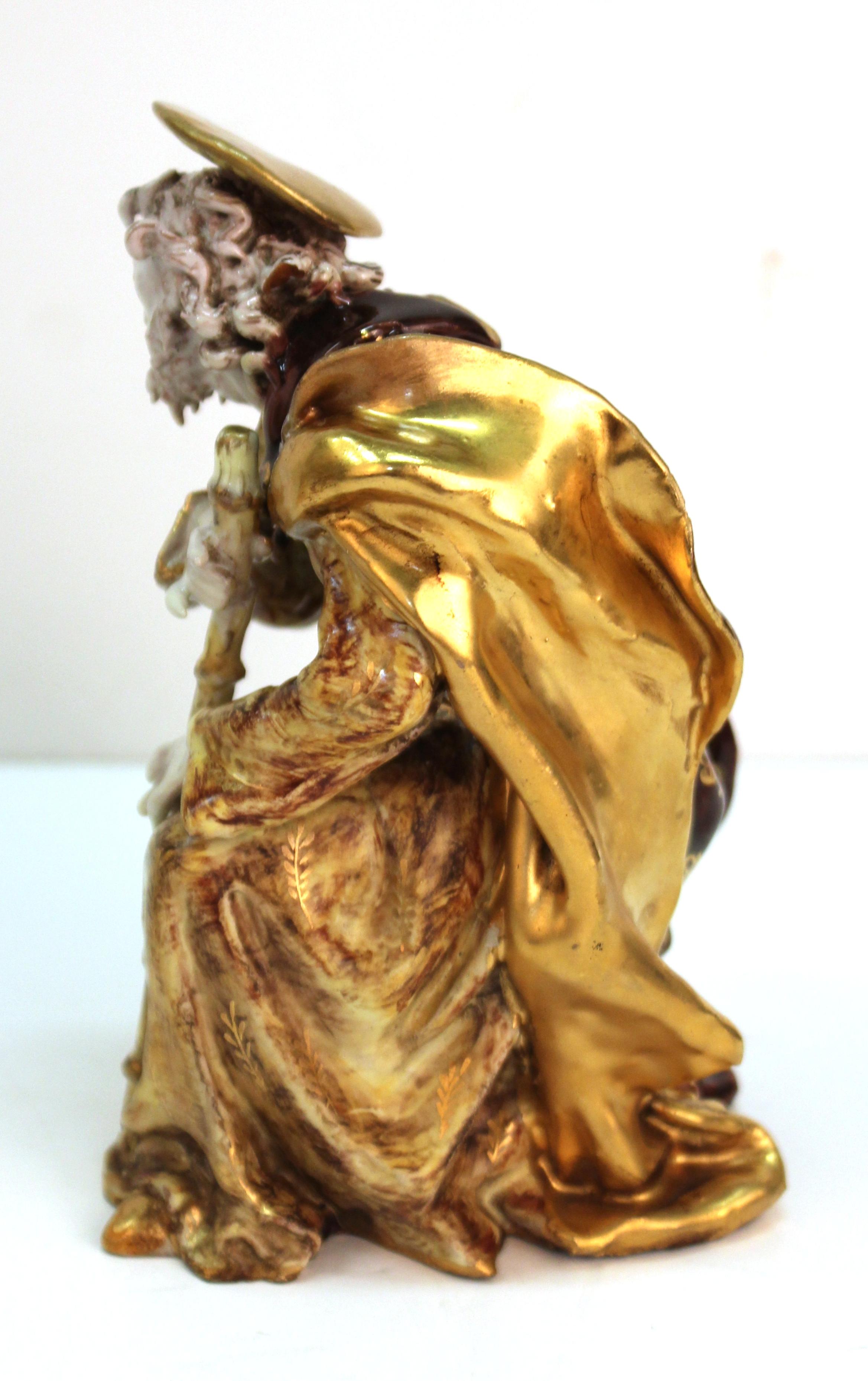 Eugenio Pattarino Italian Glazed Ceramic Nativity Scene 5