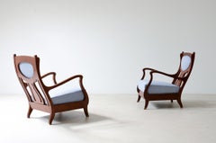 Eugenio Quarti, Pair of liberty elegant stylish armchair