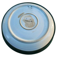 Eugenio Taccini Montelupo majolica plate