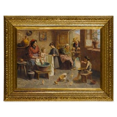 Peinture de la famille Happy, Eugenio Zampighi