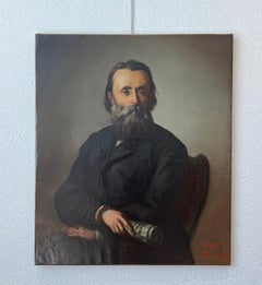 Portrait of man seated