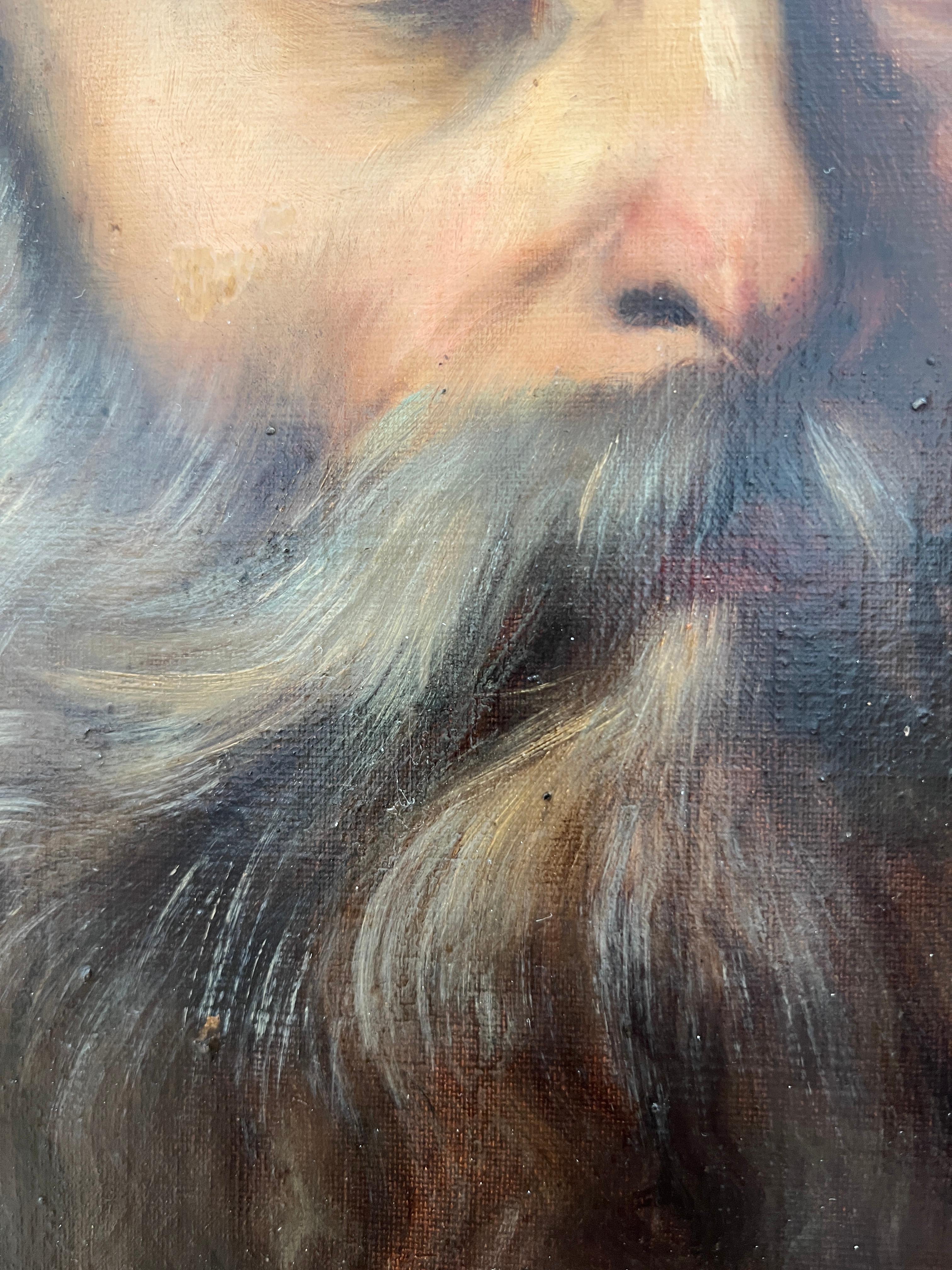 Portrait of man seated at Torah For Sale 3
