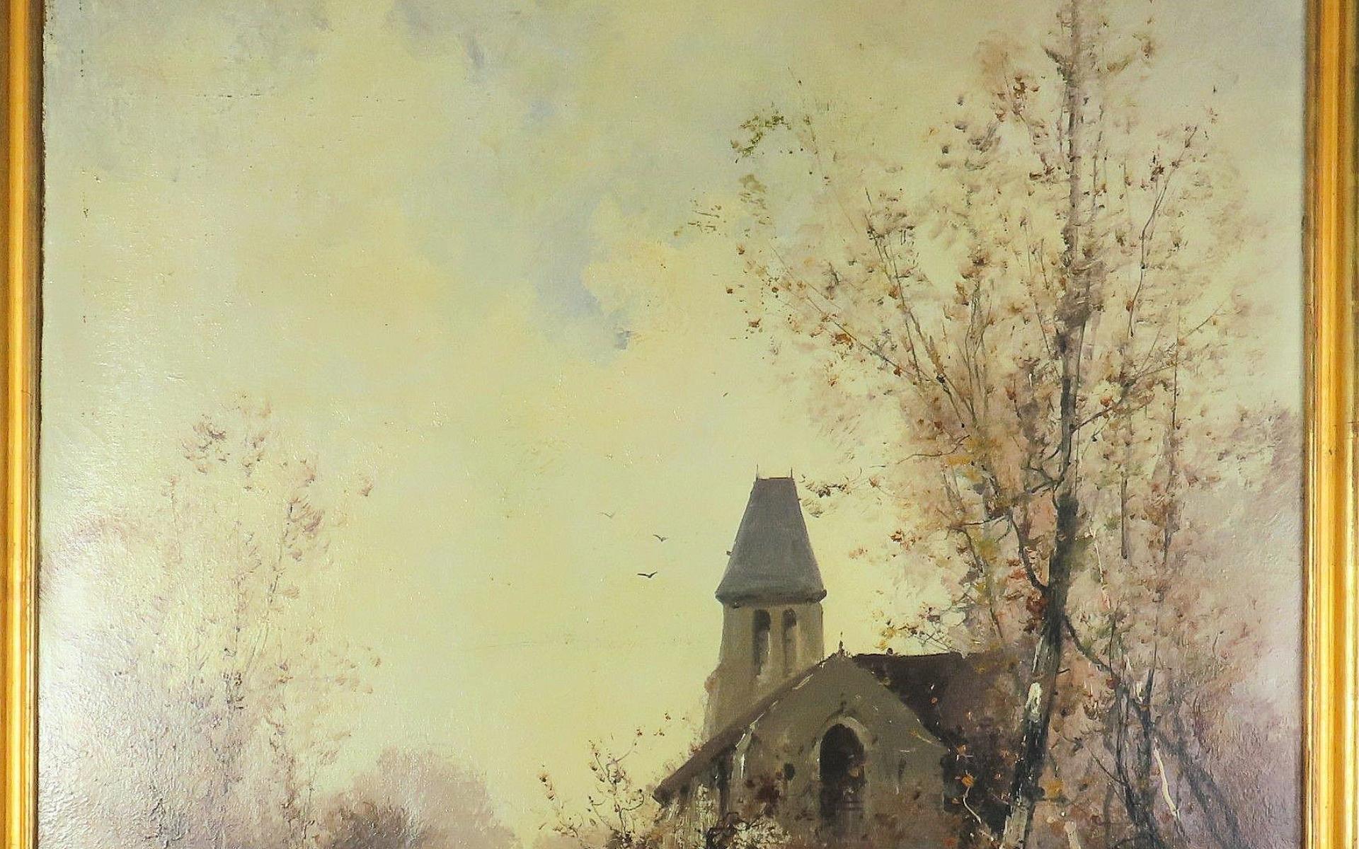 Art of Vintage d'Eugène Galien Laloue - huile signée en vente 8