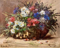 Vintage Eugène Henri Cauchois (1850-1911) - Composition florale