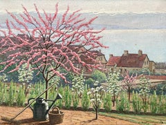 Orchard, View Of Mountain Lake