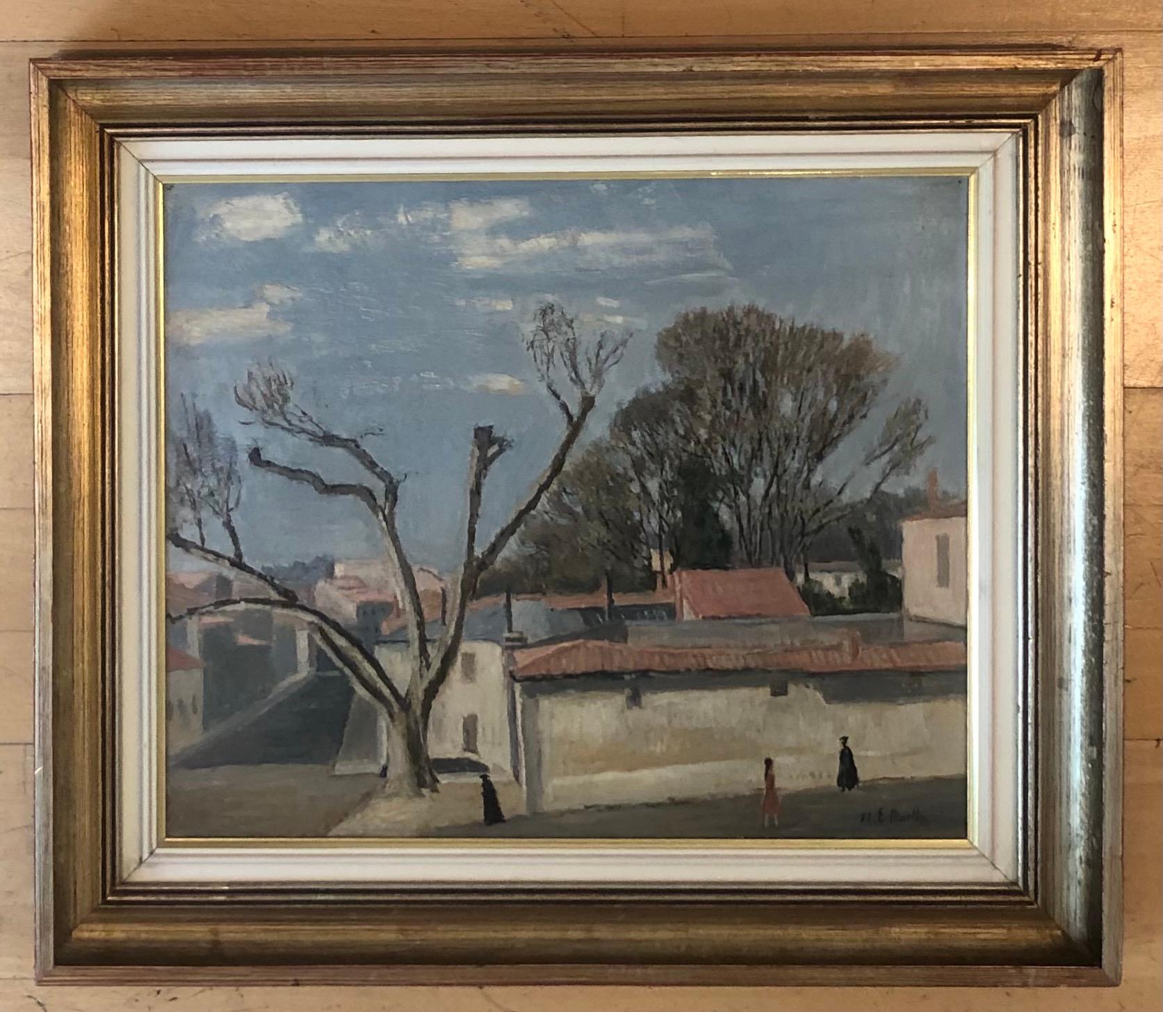 Animated landscape - Painting by Eugène Louis Martin