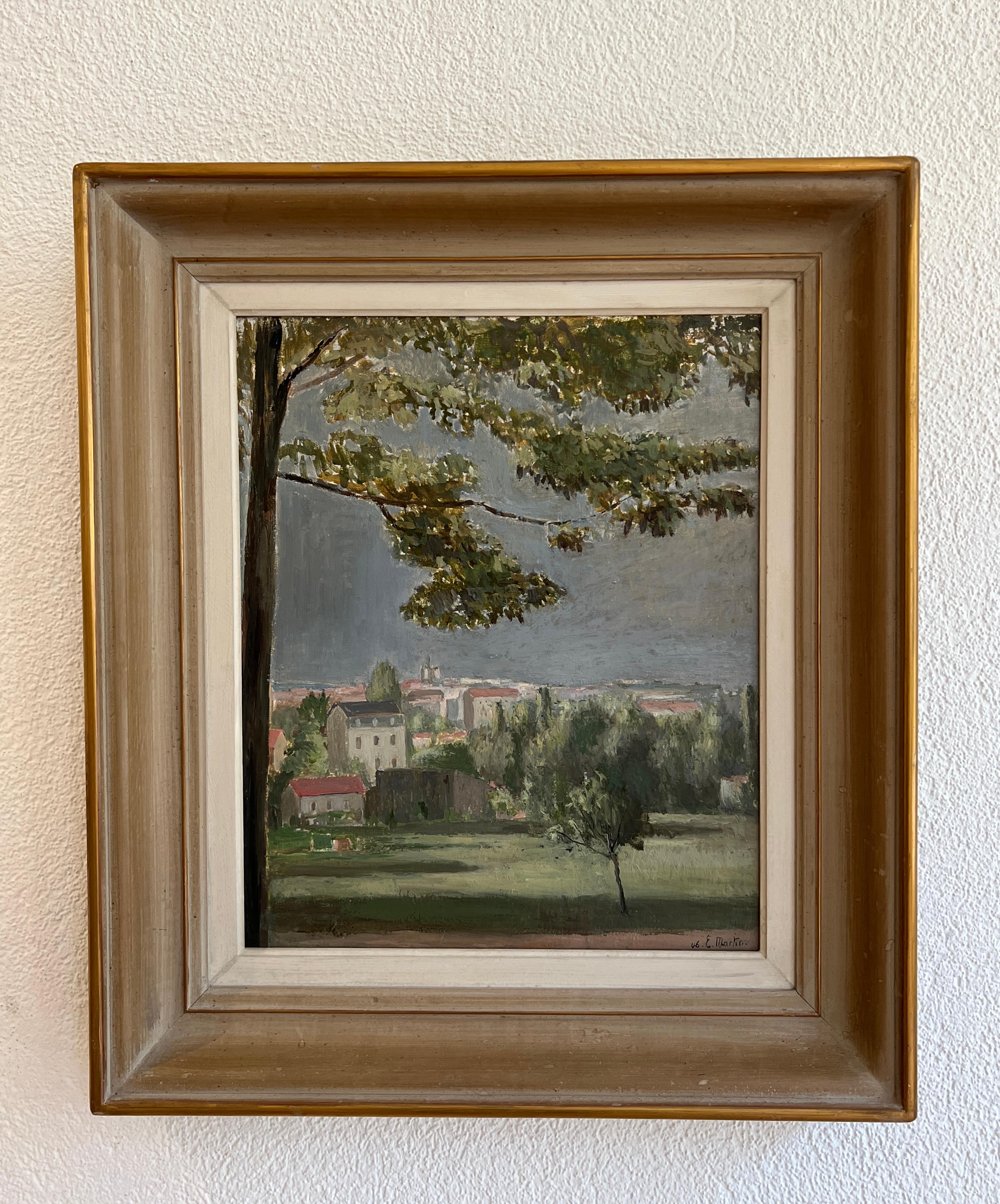 La Villa - Painting di Eugène Louis Martin