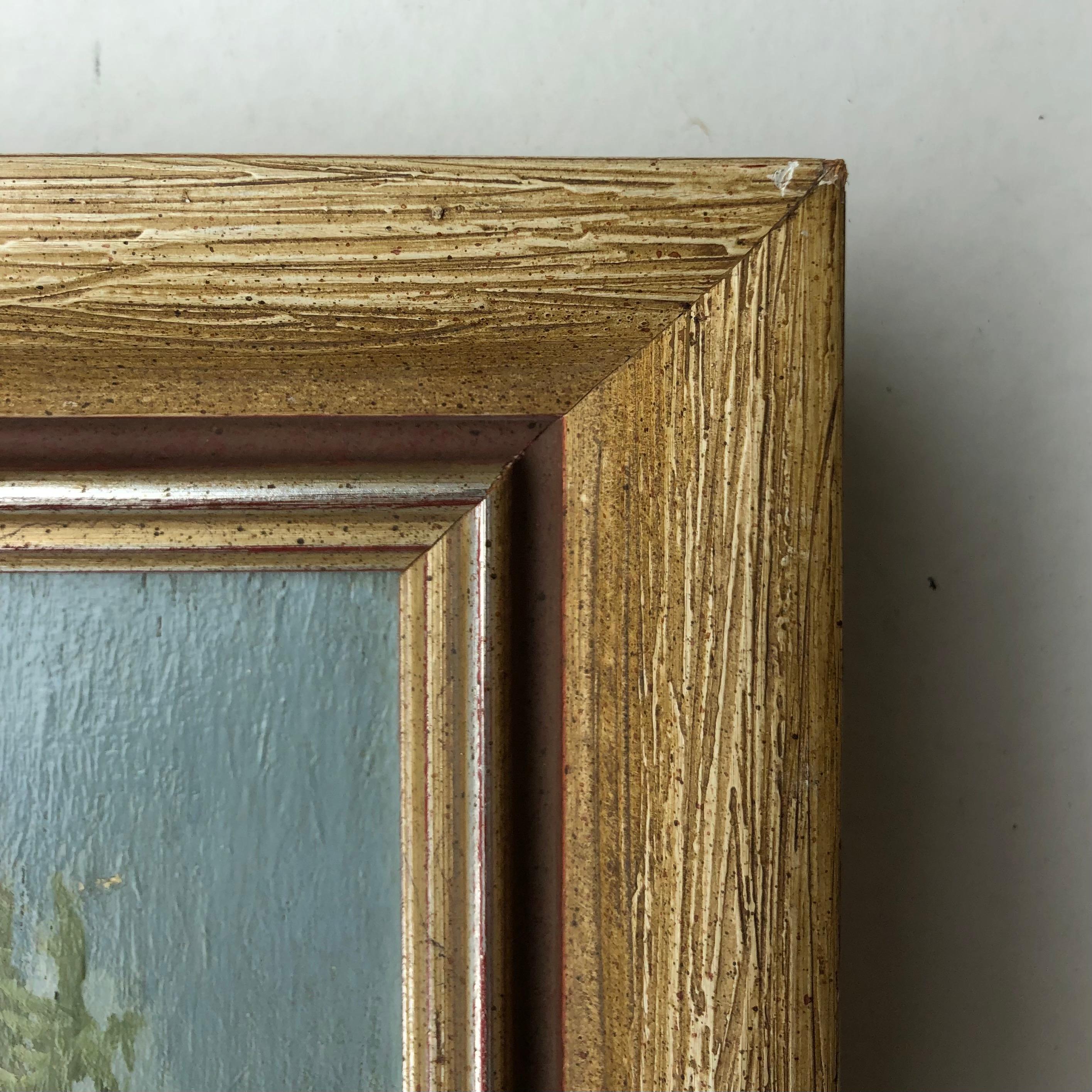Work on wood
Brown wooden frame
48.2 x 33.5 x 3.7 cm