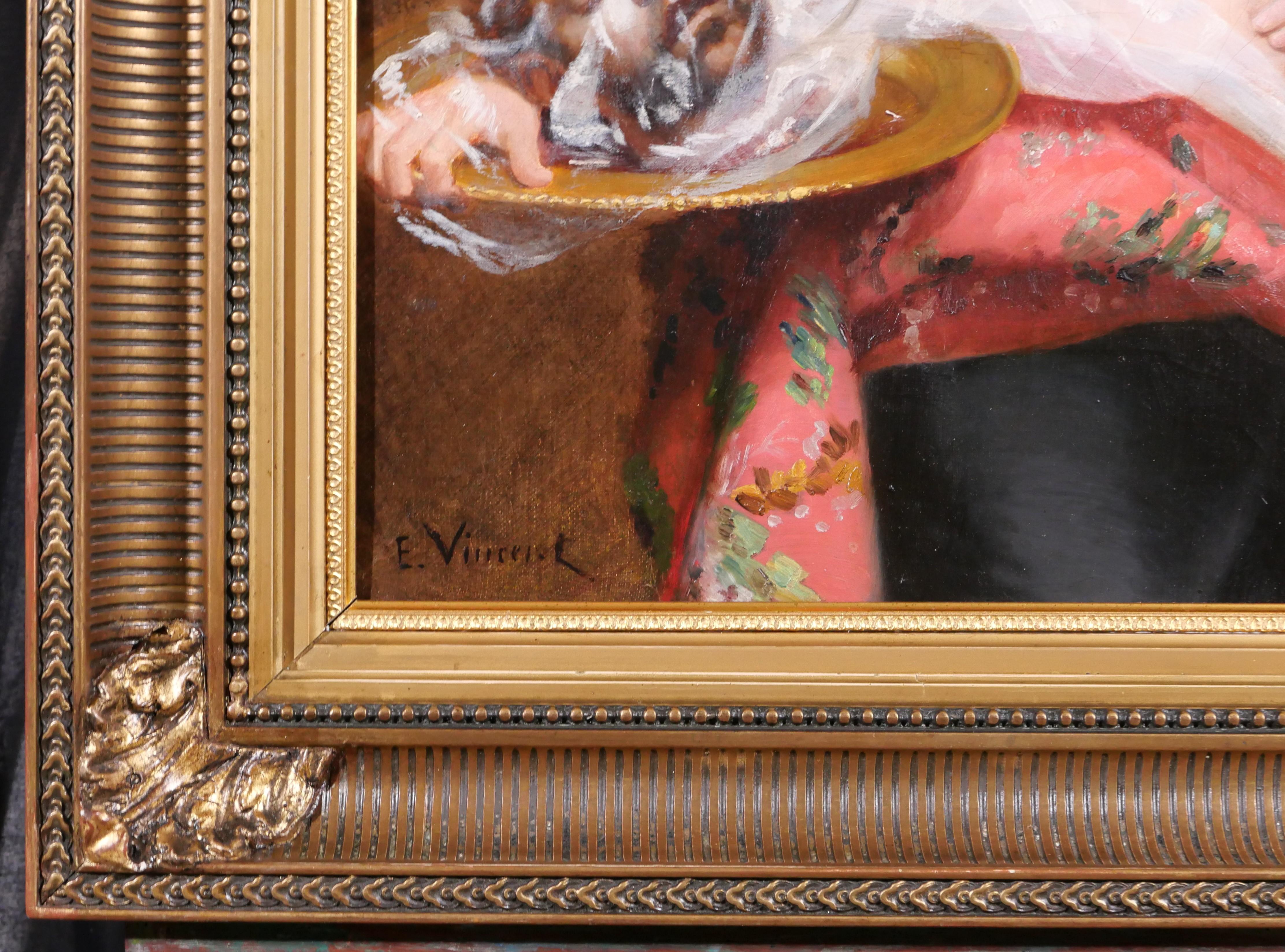 Salome with the head of Saint John the Baptist painting woman nude religious For Sale 5