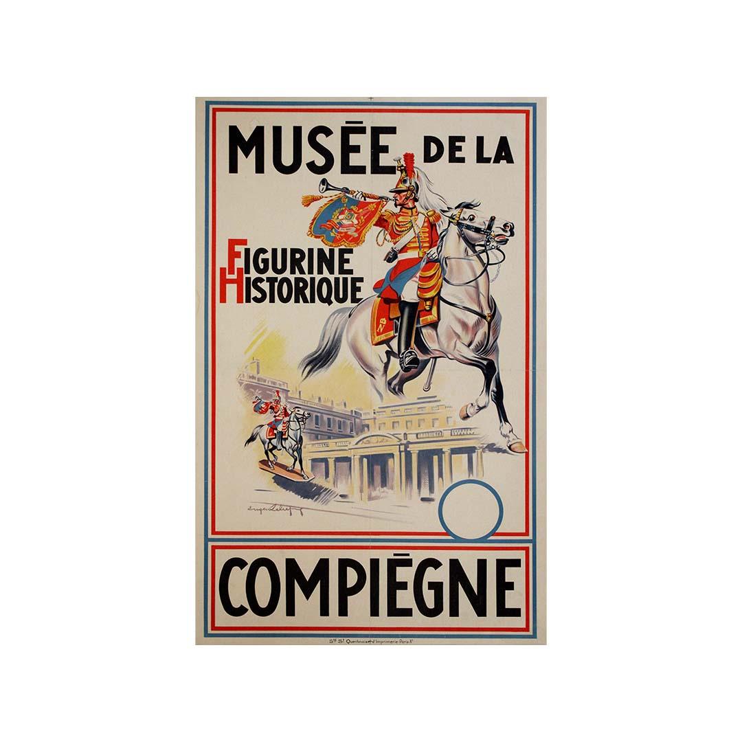 Cartel de 1955 de Eugène Zéliep para el Museo de la Figurine Historique en venta 2