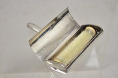 Eunice France LE Grillon Silver Plated Victorian Table Crumb Sweeper and Catcher