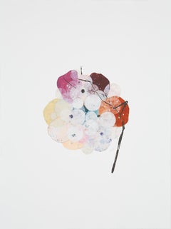 Gathered  (floral, still life, watercolor, bright colors, flowers)
