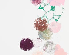 Mémoire de fleurs roses (floral, nature morte, aquarelle, couleurs vives, fleurs)
