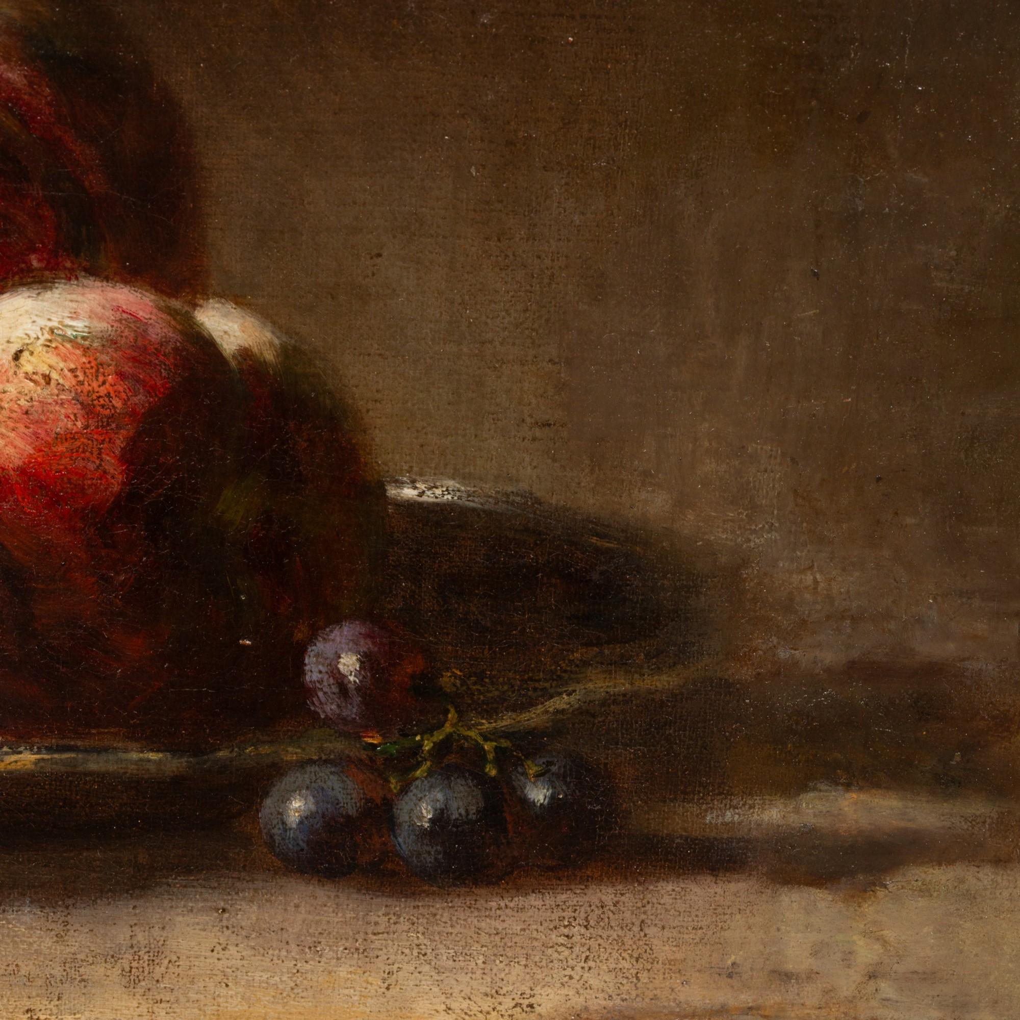 Still Life with Fruits by Euphémie Muraton (1840-1914) For Sale 4