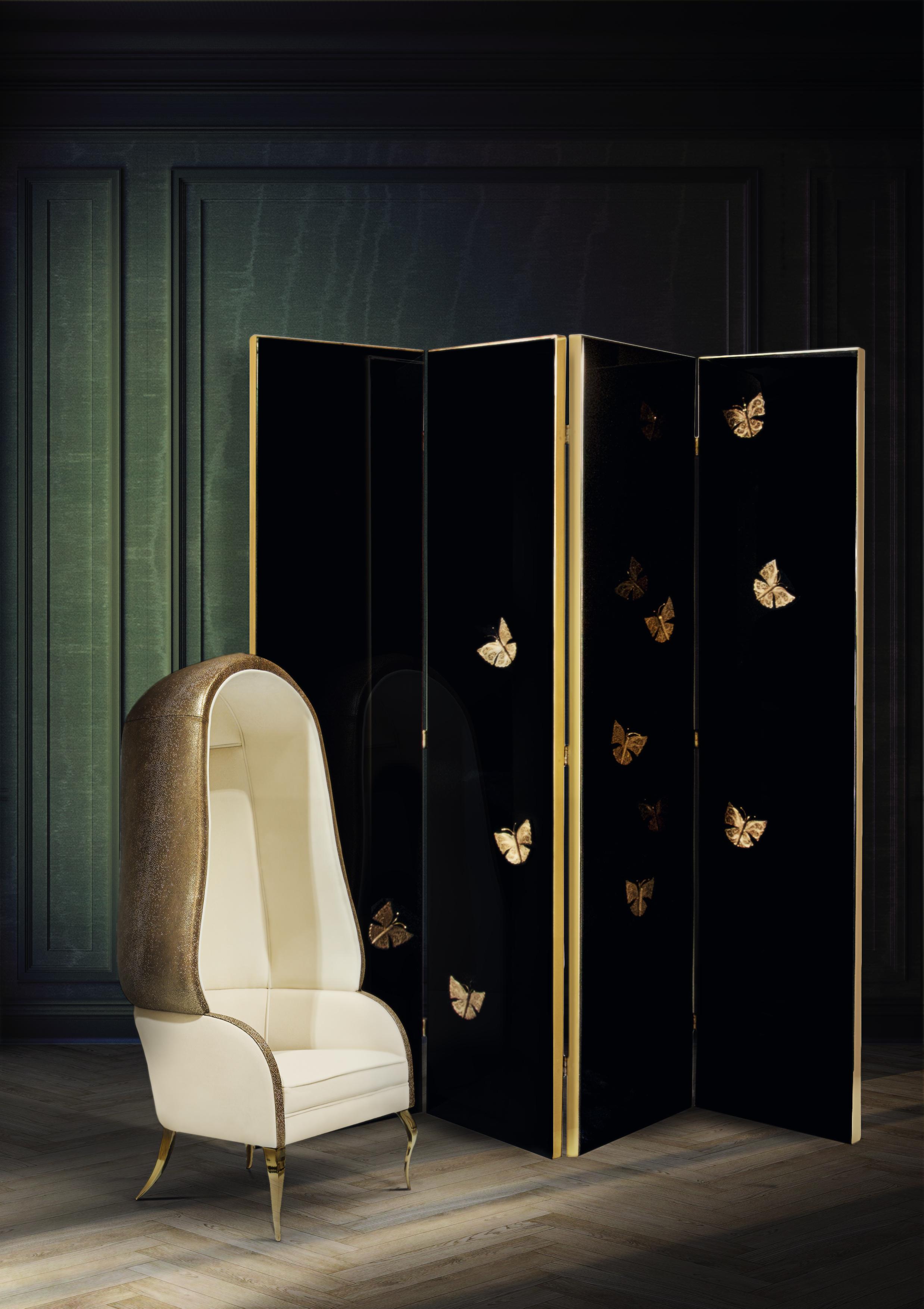 Euphoria Black Lacquer Screen In New Condition For Sale In Manassas, VA