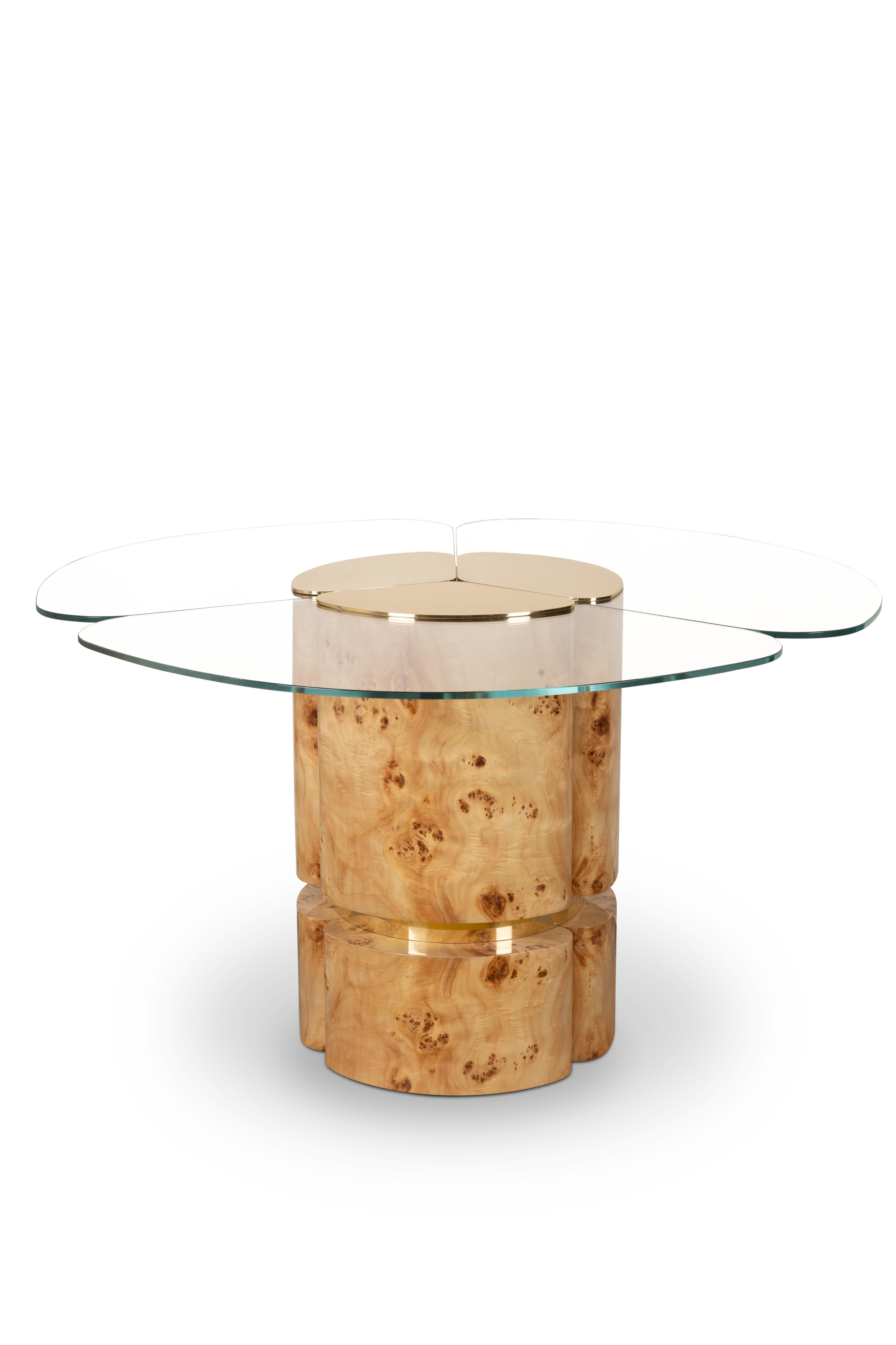 Polished Euphoria Dining Table by Memoir Essence For Sale