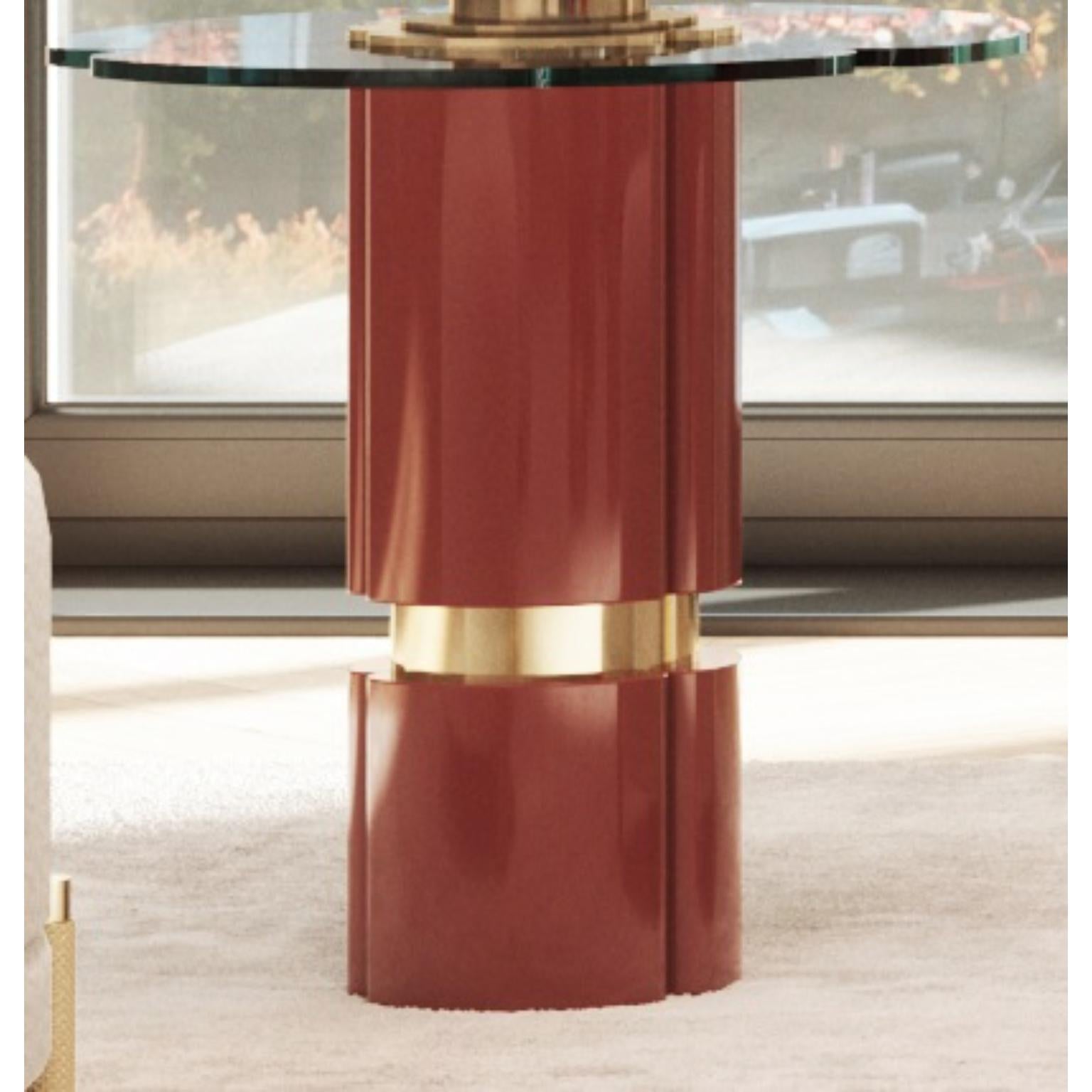 Euphoria Small Center Table by Memoir Essence
Dimensions: D 50 x W 50 x H 50 cm.
Materials: Polished brass, lacquer and glass.

Available in different sizes. Please contact us.

Memoir presents the new center table set Euphoria. Dynamic, and classy,
