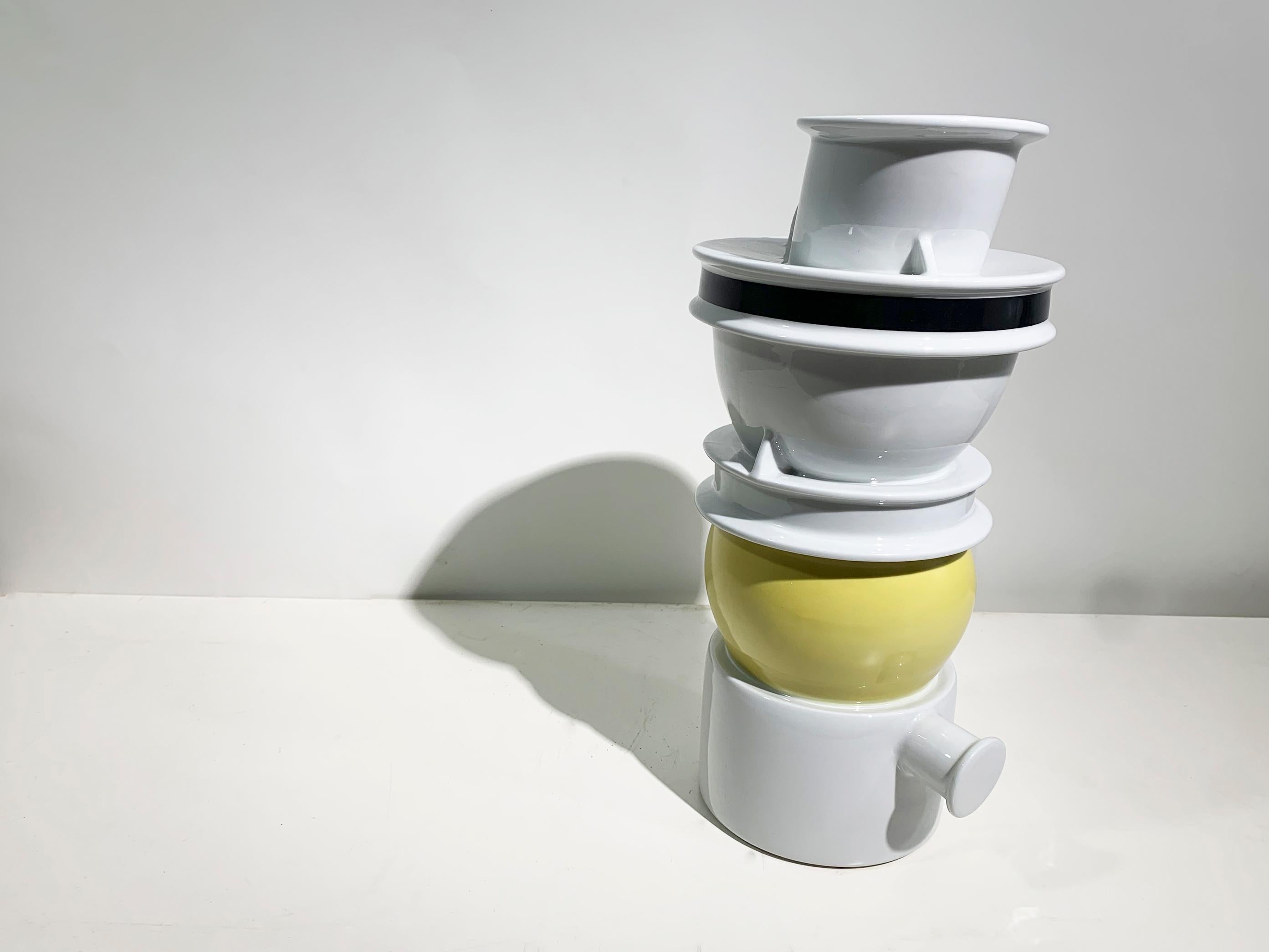 Italian Euphrates Vase, Designed by Ettore Sottsass in 1983 for Memphis Milano For Sale