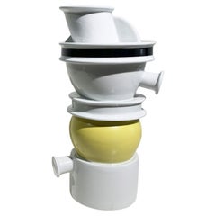 Euphrates-Vase, entworfen von Ettore Sottsass 1983 für Memphis Milano