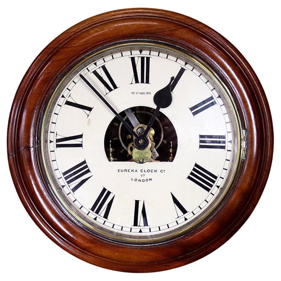 Eureka Clock Company, London. Dial Clock For Sale