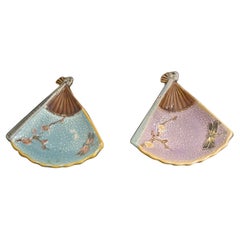 Antique Eureka Fan Ice Cream Dishes