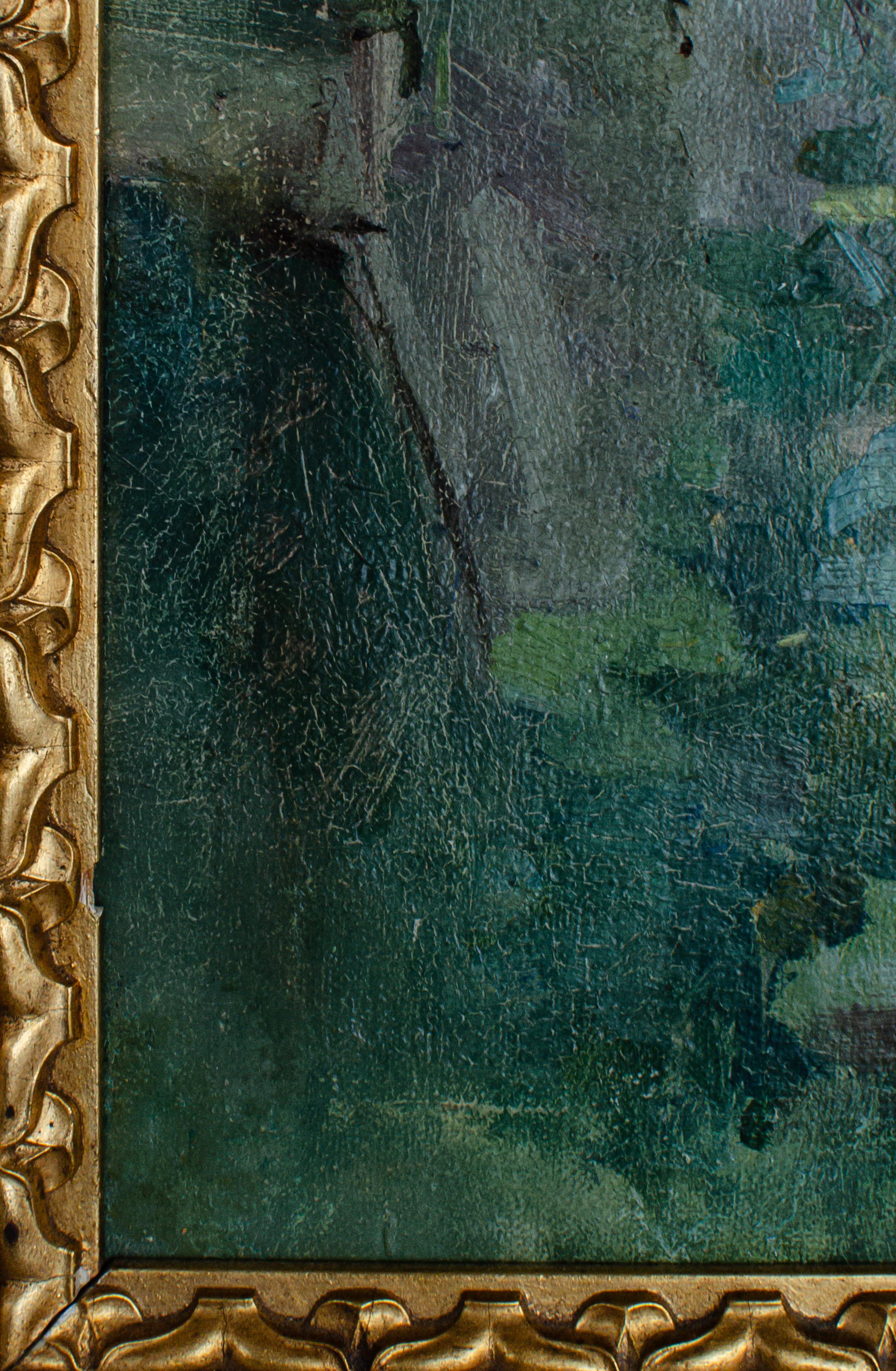 « My Garden » Eurilda Loomis France, Femme artiste paysagiste impressionniste 3