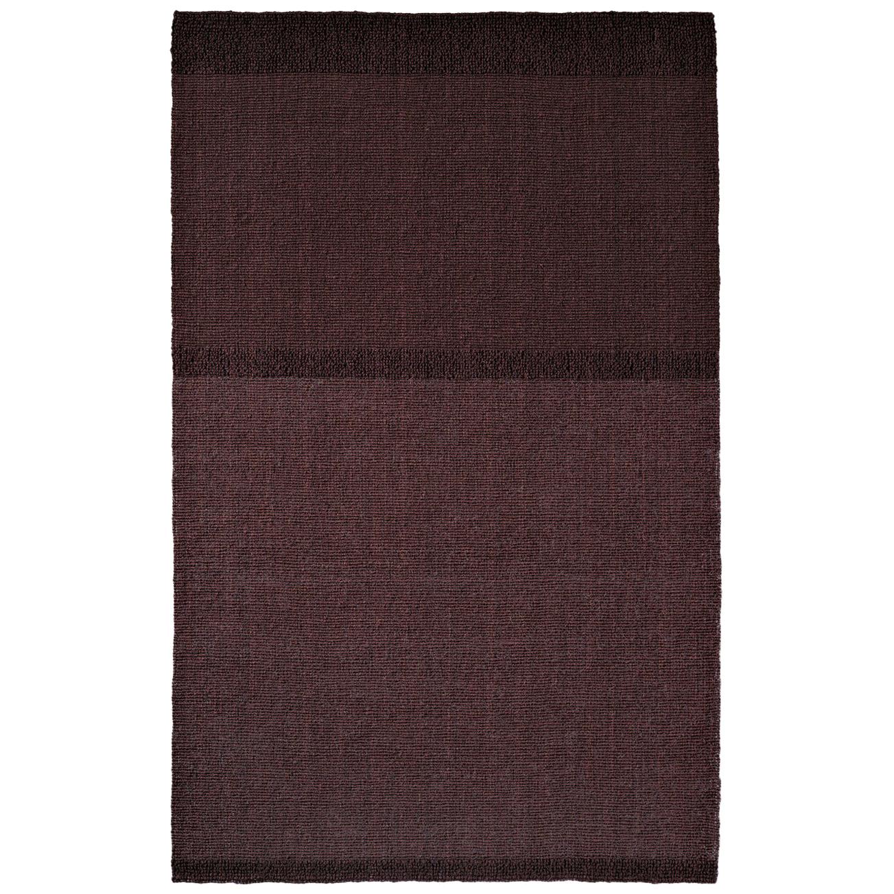Brauner Faserteppich aus Kokosnussholz von Deanna Comellini, auf Lager 200x323 cm, 21. Jahrhundert im Angebot