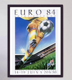 Euro 84 - Saint Etienne Original Poster by Bahamas, 1984