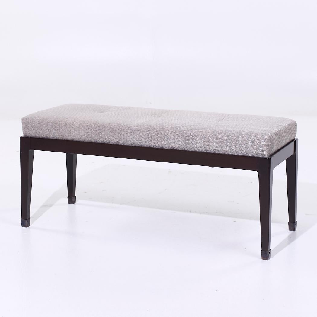 Modern Eurocraft Walnut Bench For Sale