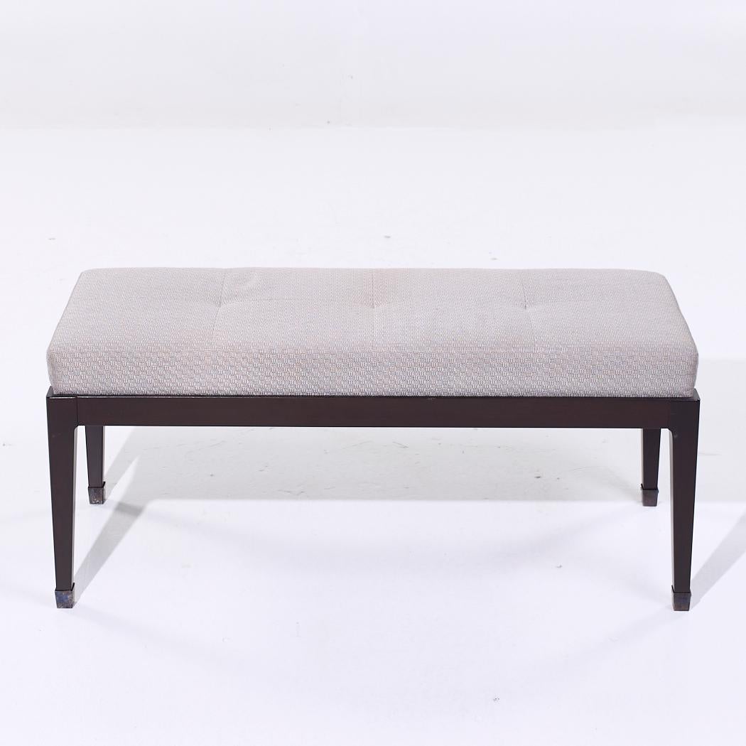 Contemporary Eurocraft Walnut Bench For Sale