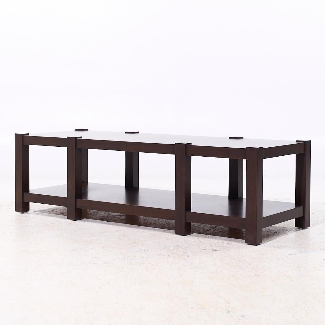 Eurocraft Walnut Coffee Table (Moderne) im Angebot