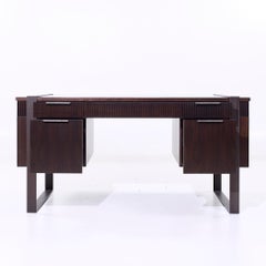 Eurocraft Walnut Executive Desk