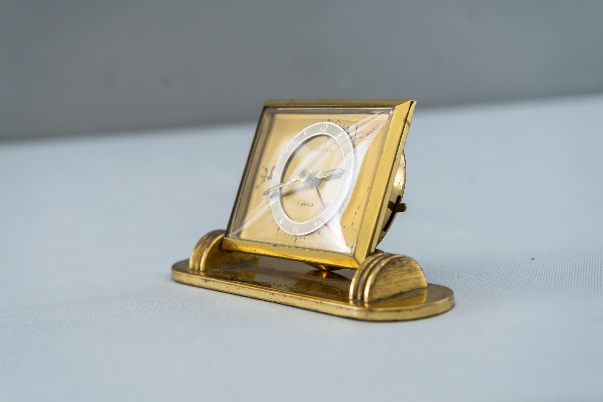 Mid-Century Modern Europa Alarm Clock, circa 1955 For Sale