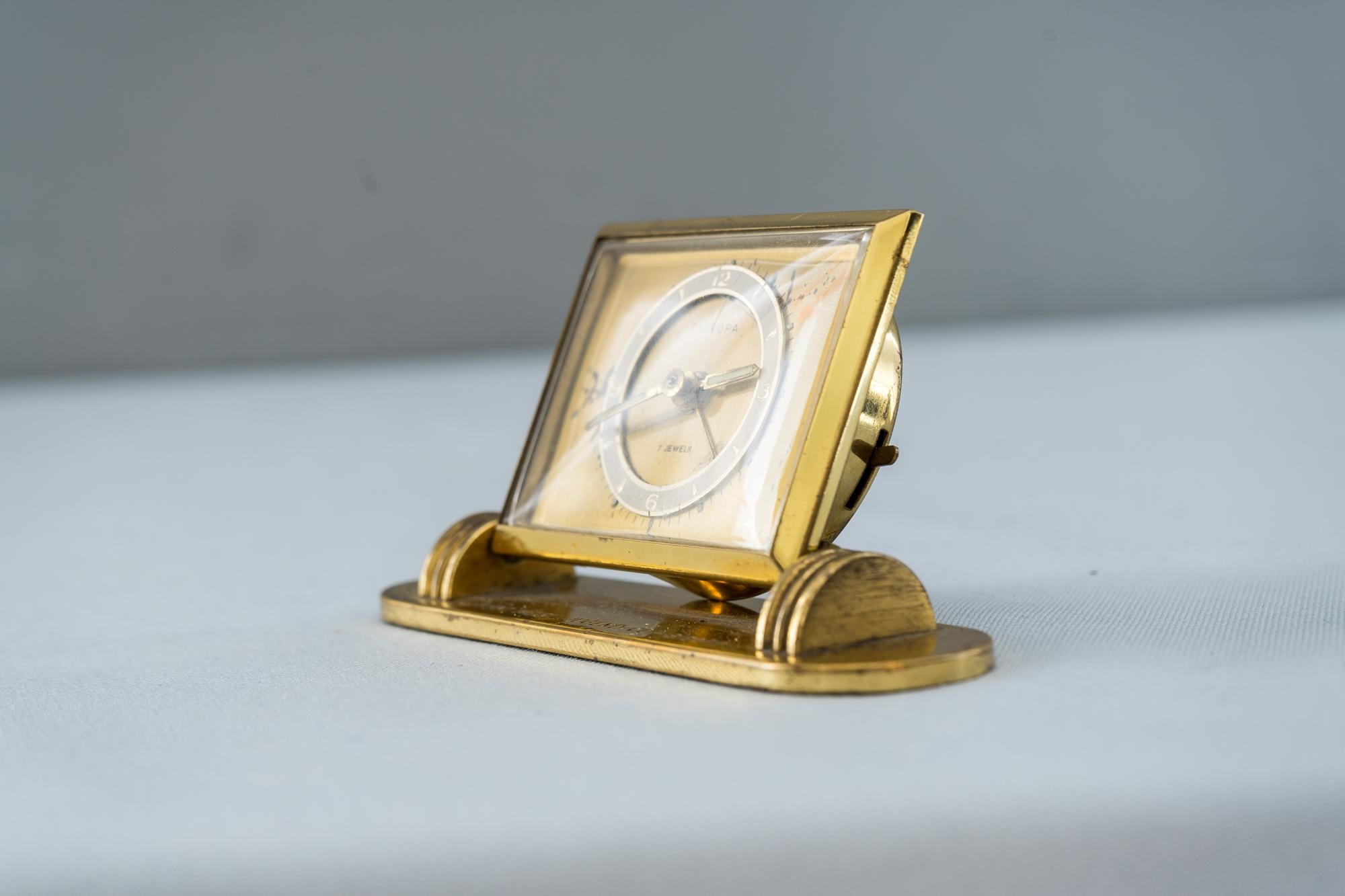 Austrian Europa Alarm Clock, circa 1955 For Sale