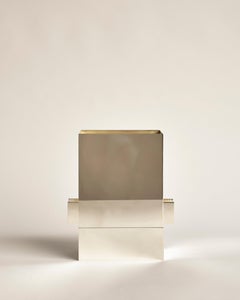 Europa Satin Brass Vase by Mingardo