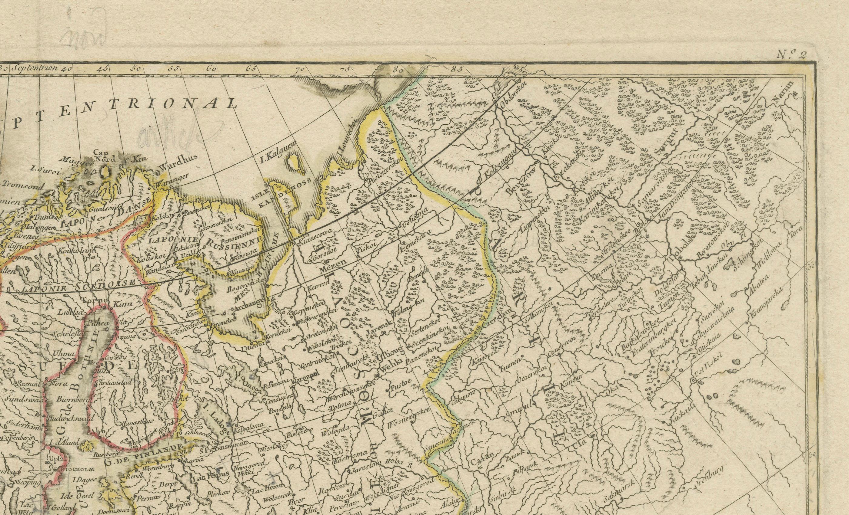 Europe divisée en États principaux par Jean Denis Janvier, Paris, 1782 État moyen - En vente à Langweer, NL